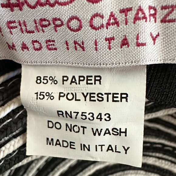 The Hats Company by Filippo Catarzi Made in Italy Wide Brim Sun Hat - Picture 8 of 9